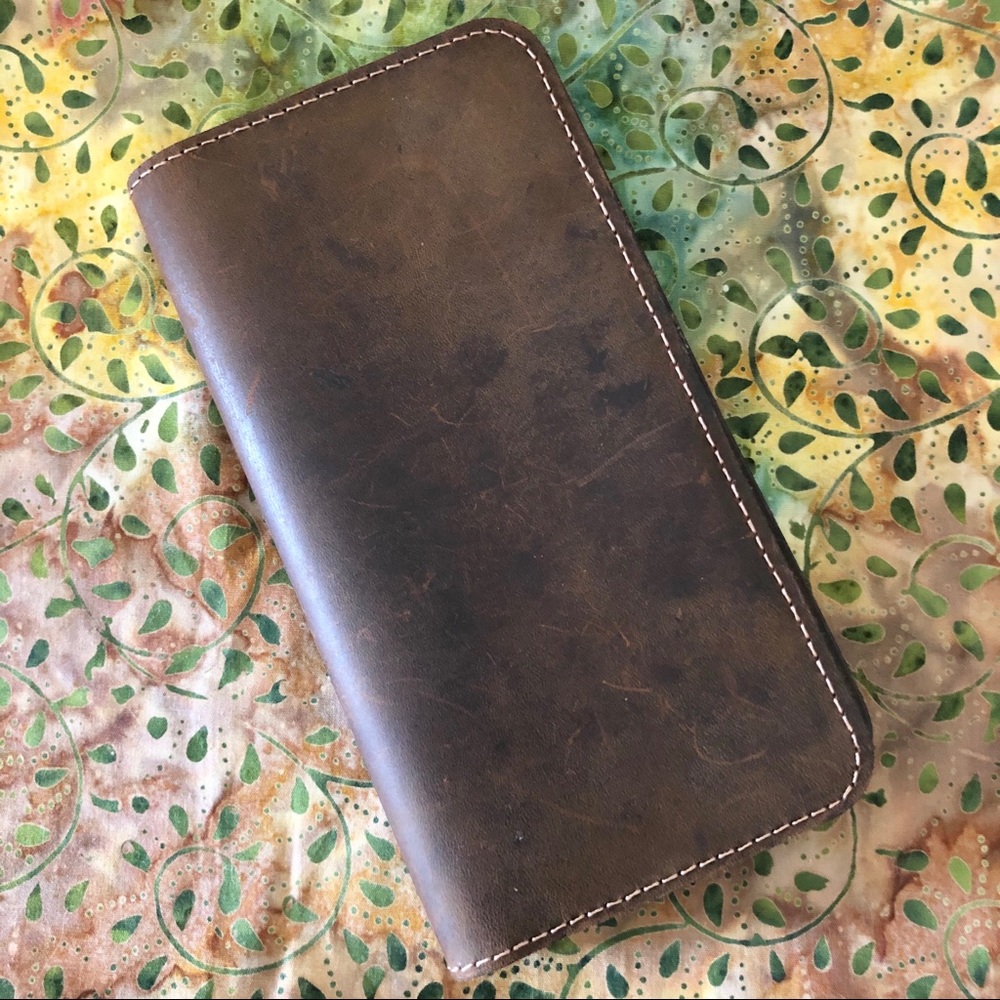 Distressed Leather Phone Case for IPhone 8 Plus